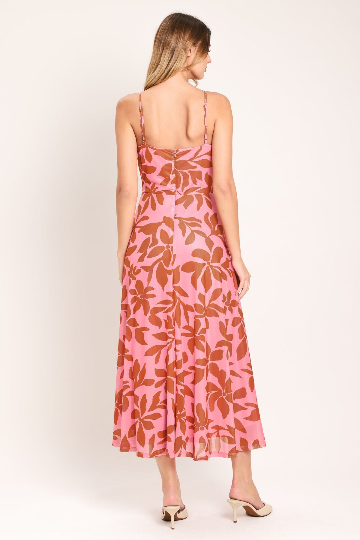 VESTIDO MIDI DE TUL ELÁSTICO ROSY HAVEN