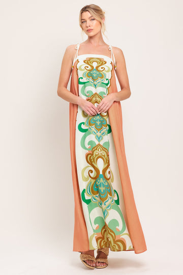 GREEN/CORAL