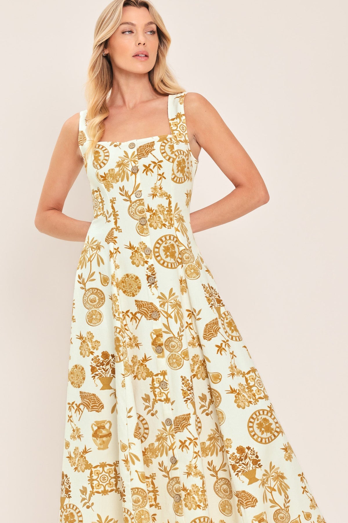 VESTIDO MIDI TEJIDO CITRUS COAST