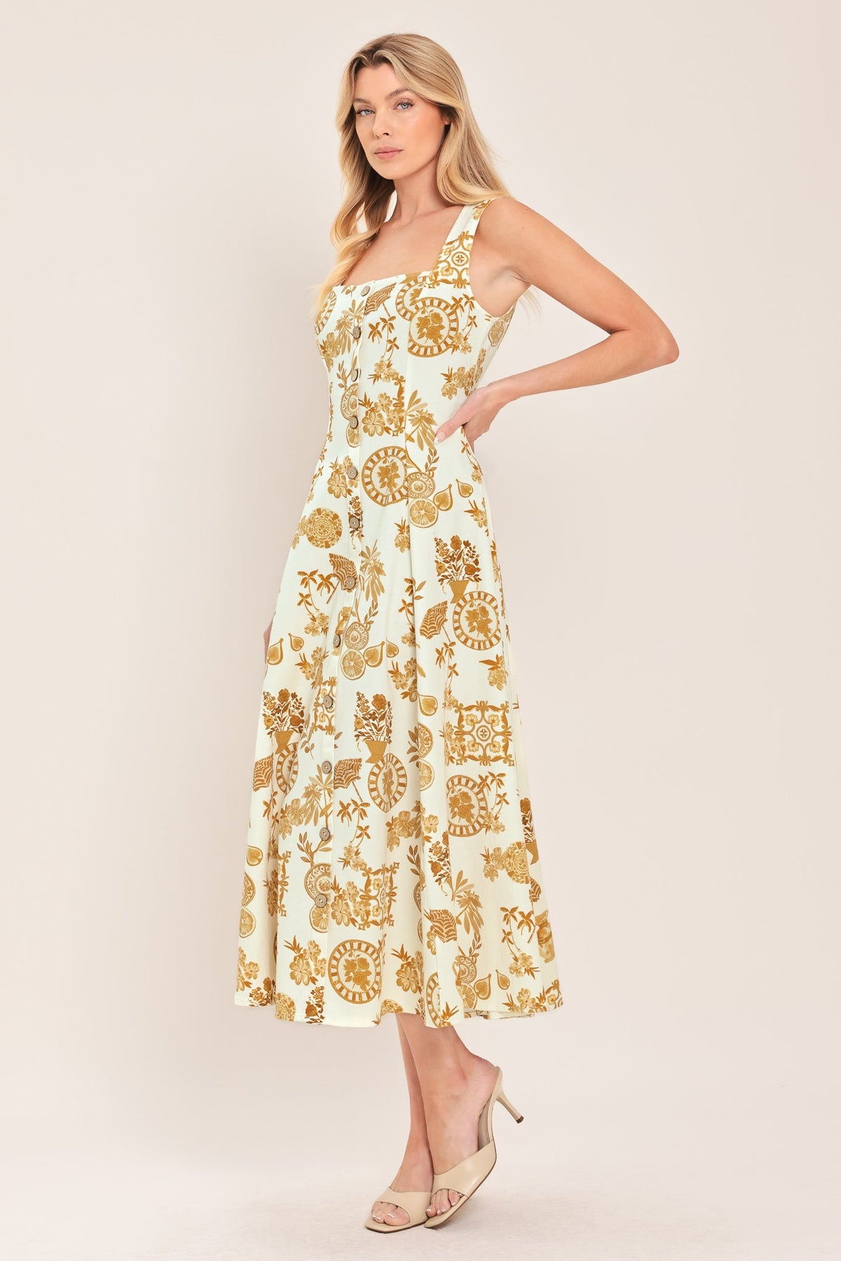 VESTIDO MIDI TEJIDO CITRUS COAST