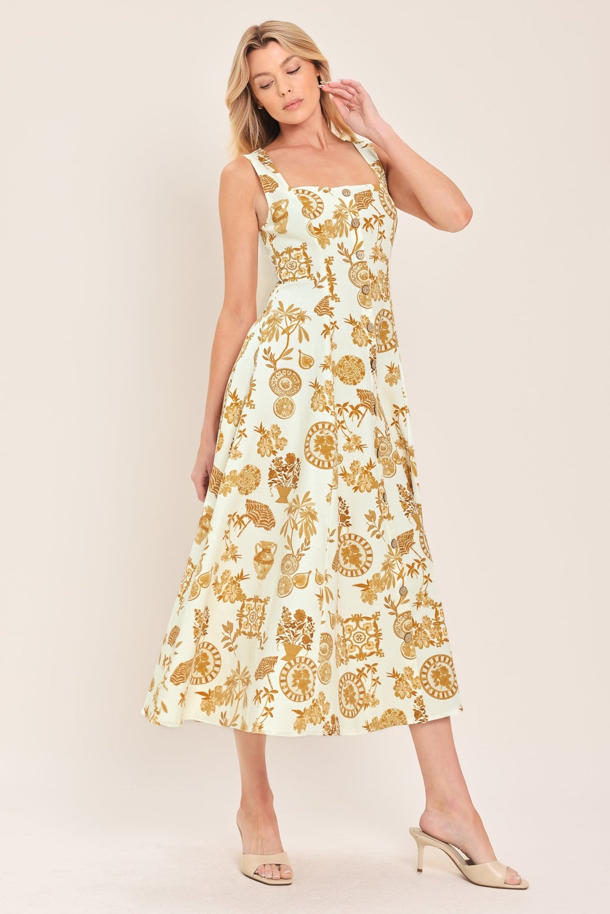VESTIDO MIDI TEJIDO CITRUS COAST