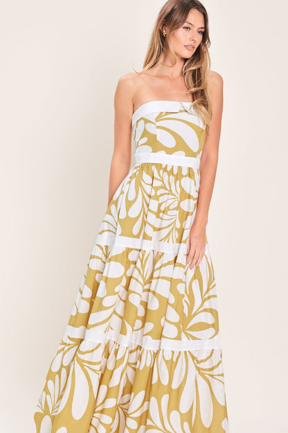 GOOD DAY WOVEN MAXI DRESS