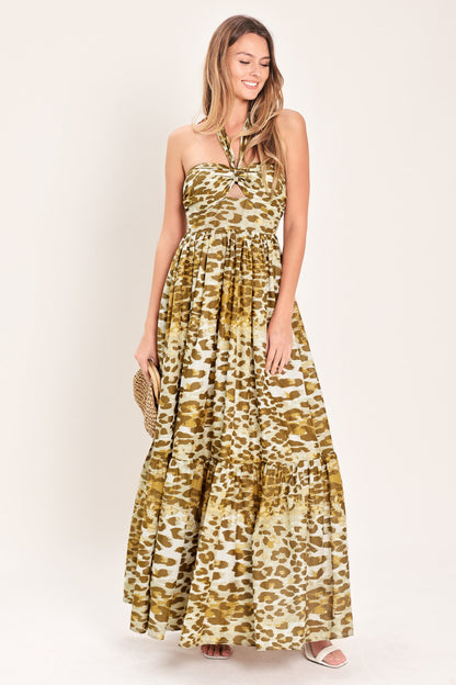 RUN THE WORLD WOVEN MAXI DRESS