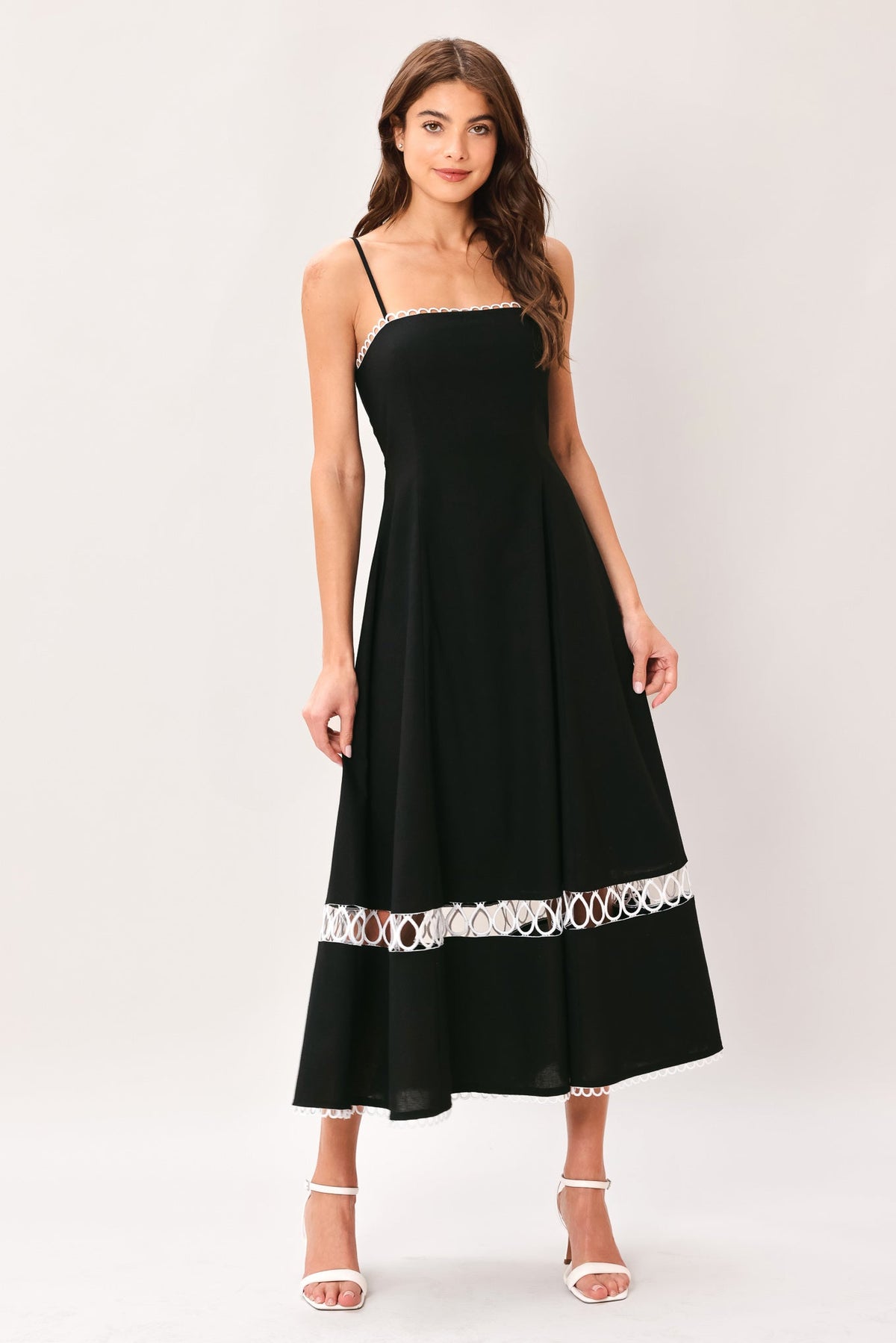 VESTIDO MIDI TEJIDO NOIR WHISPER