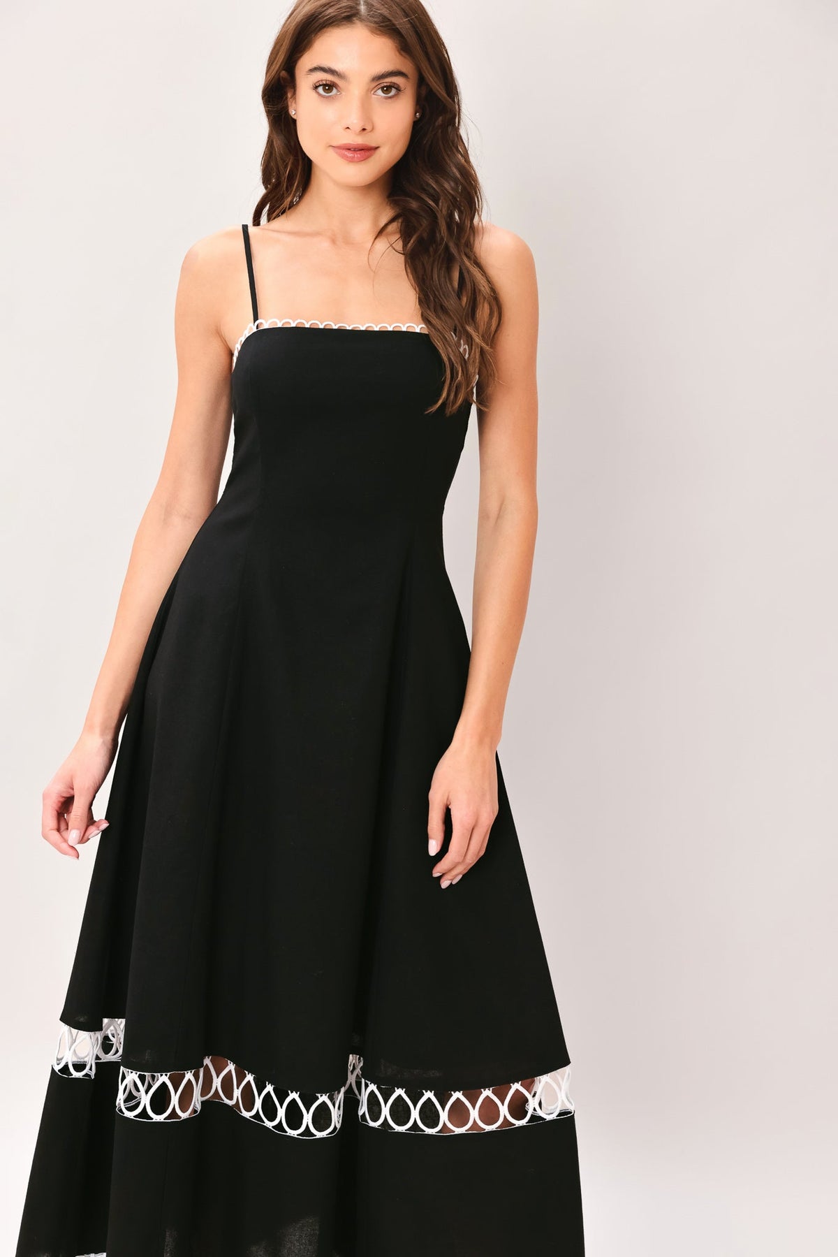 VESTIDO MIDI TEJIDO NOIR WHISPER