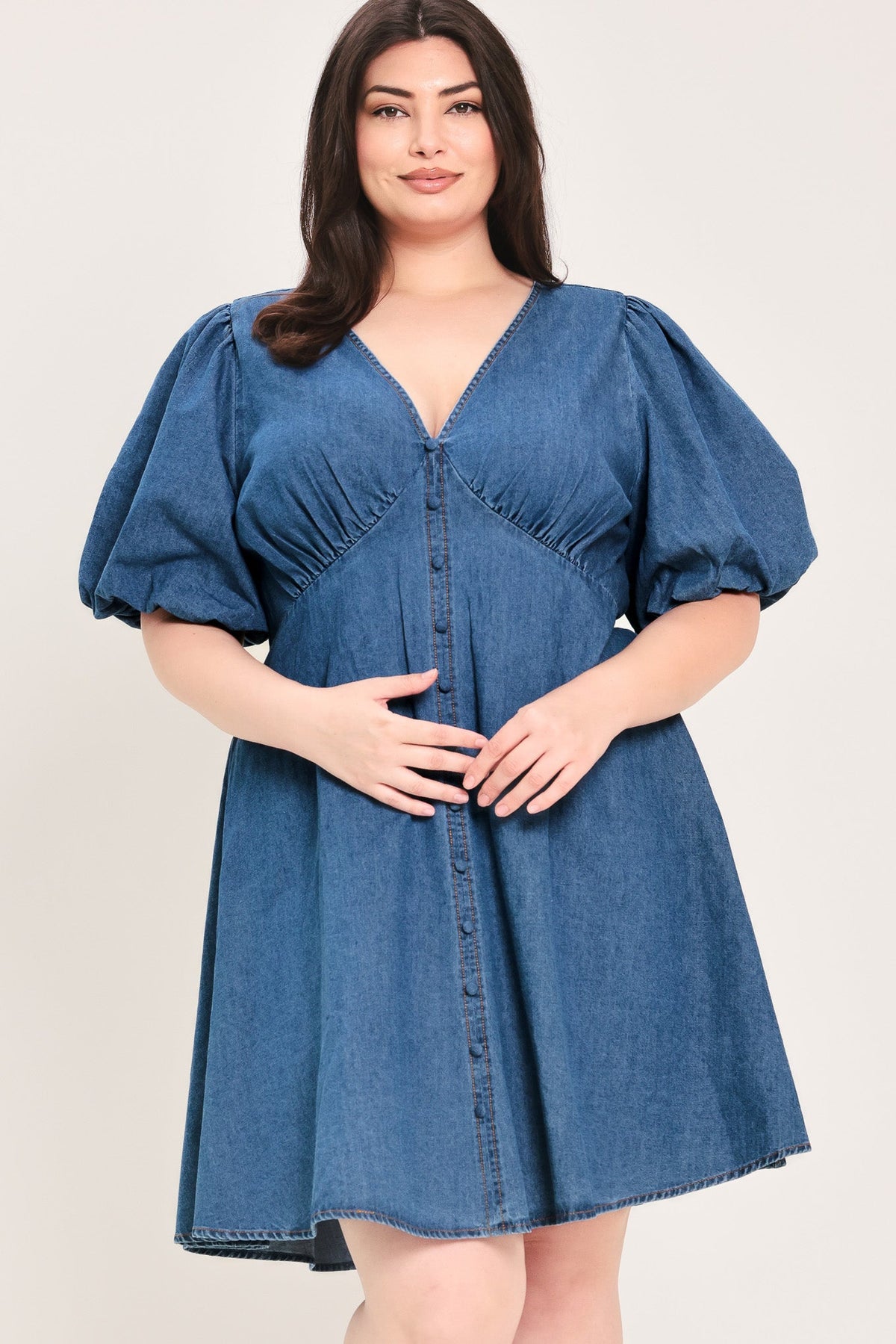 MINIVESTIDO VAQUERO ESTILO SOFT GIRL