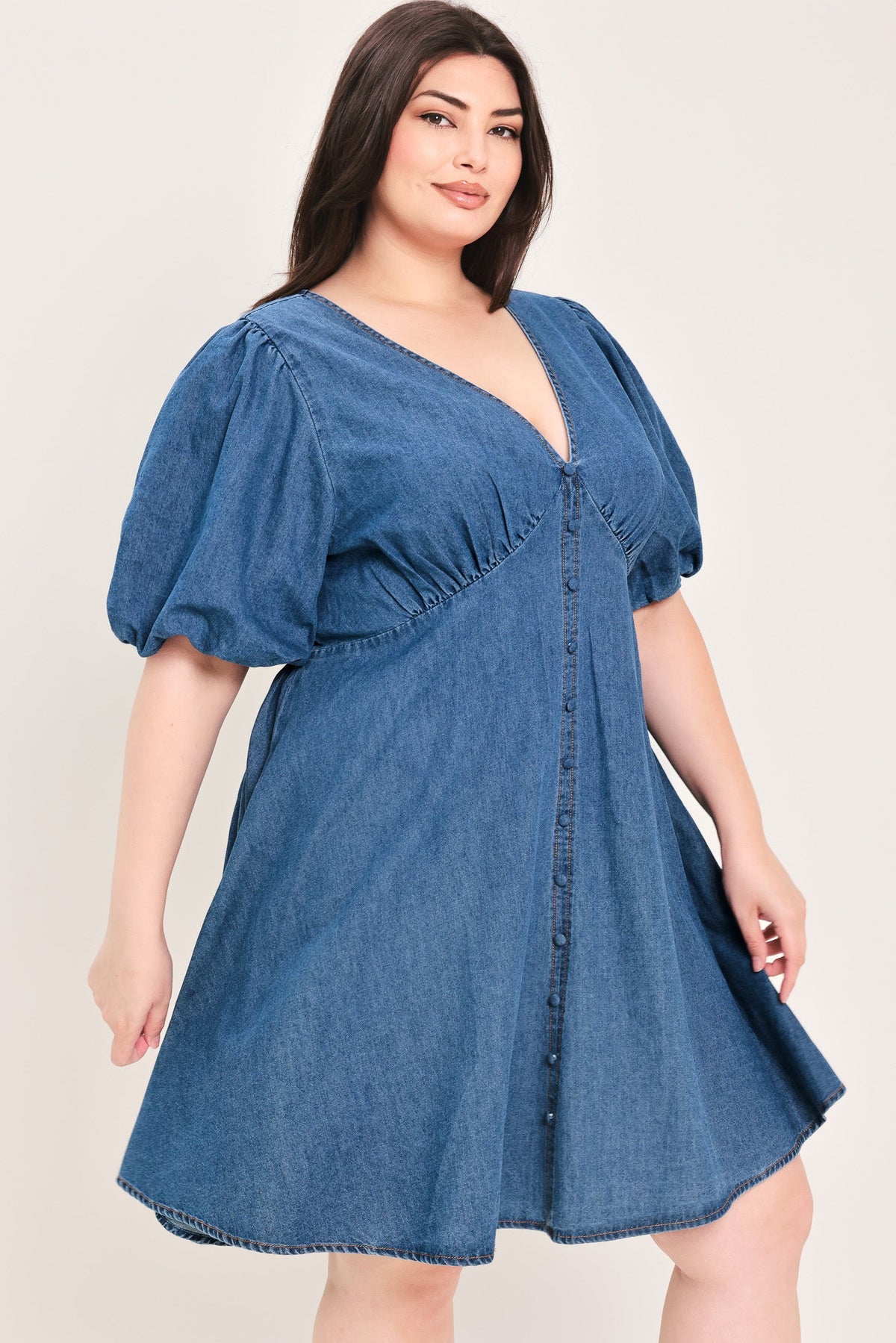 MINIVESTIDO VAQUERO ESTILO SOFT GIRL