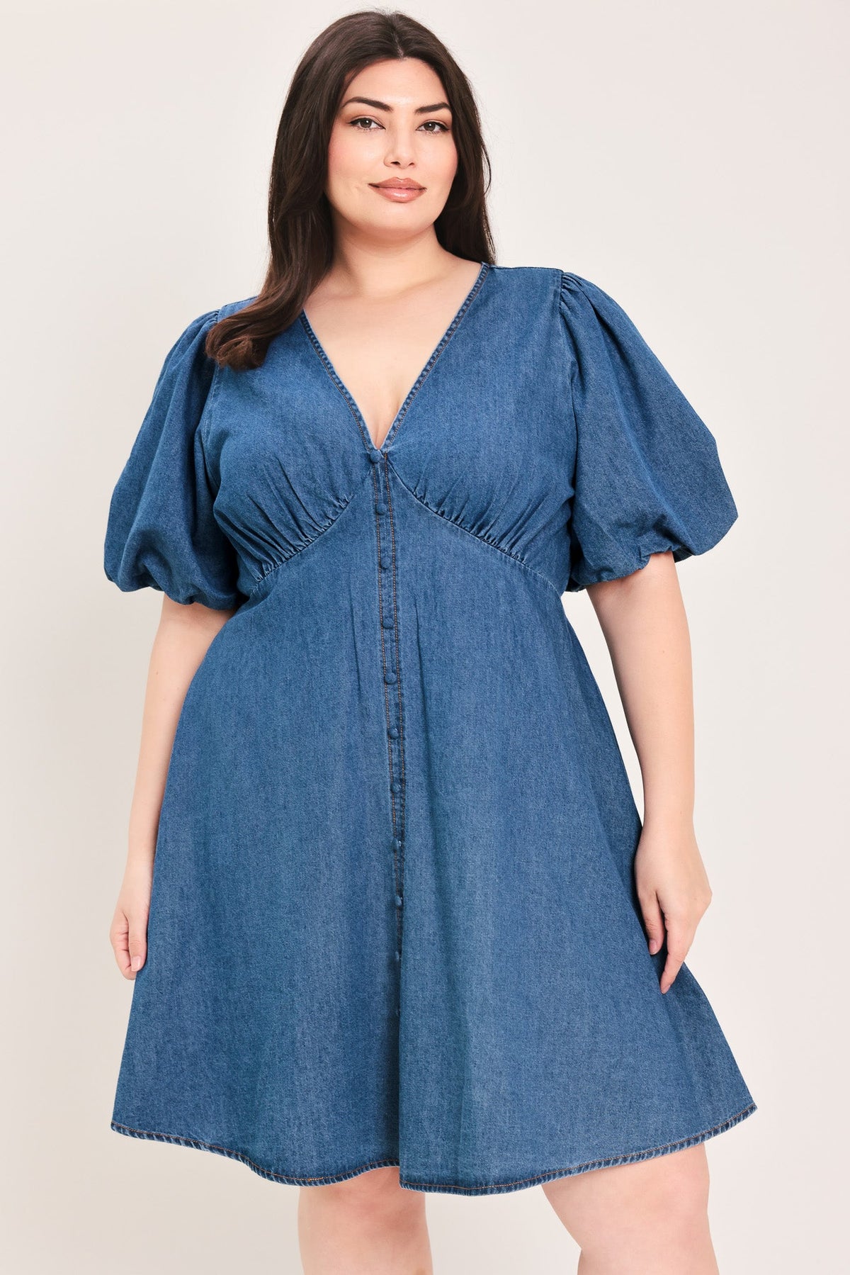 MINIVESTIDO VAQUERO ESTILO SOFT GIRL
