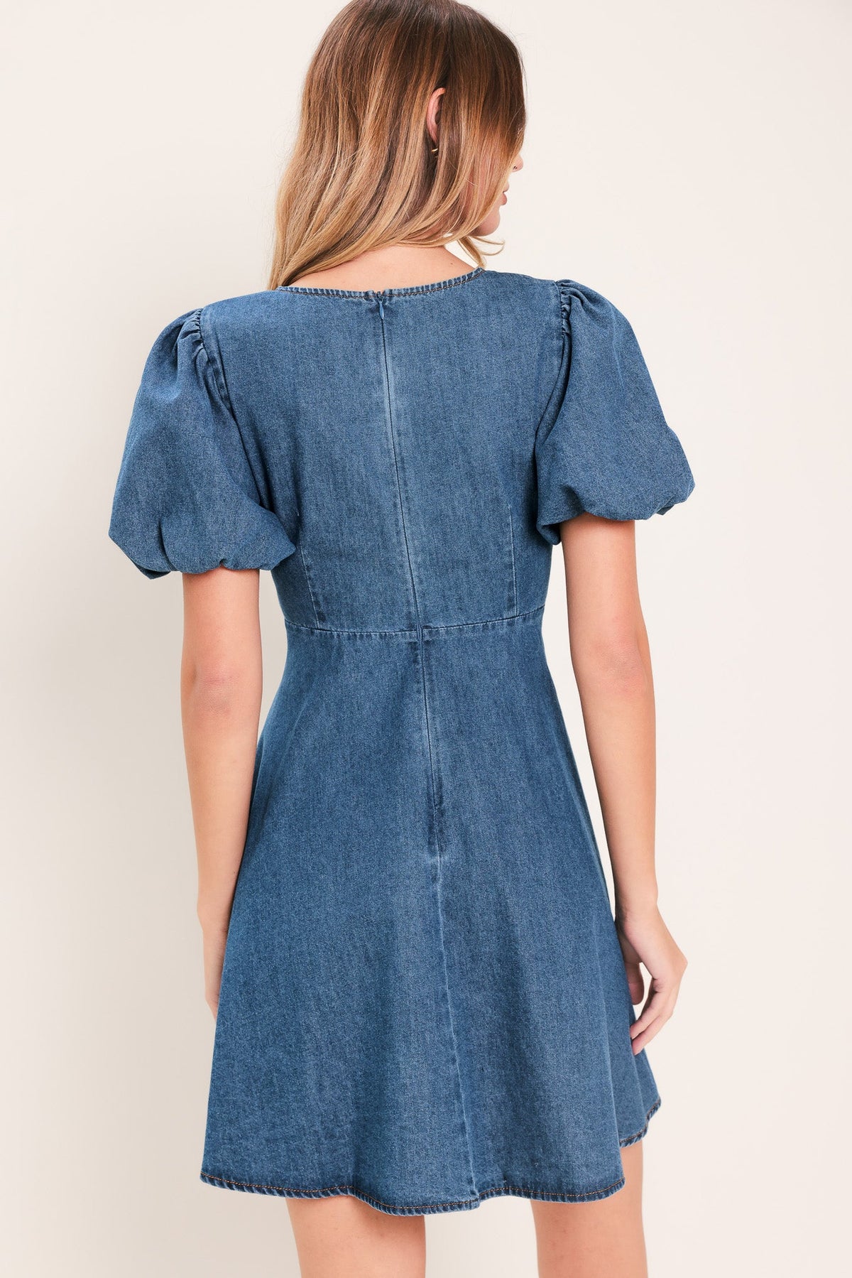 MINIVESTIDO VAQUERO ESTILO SOFT GIRL