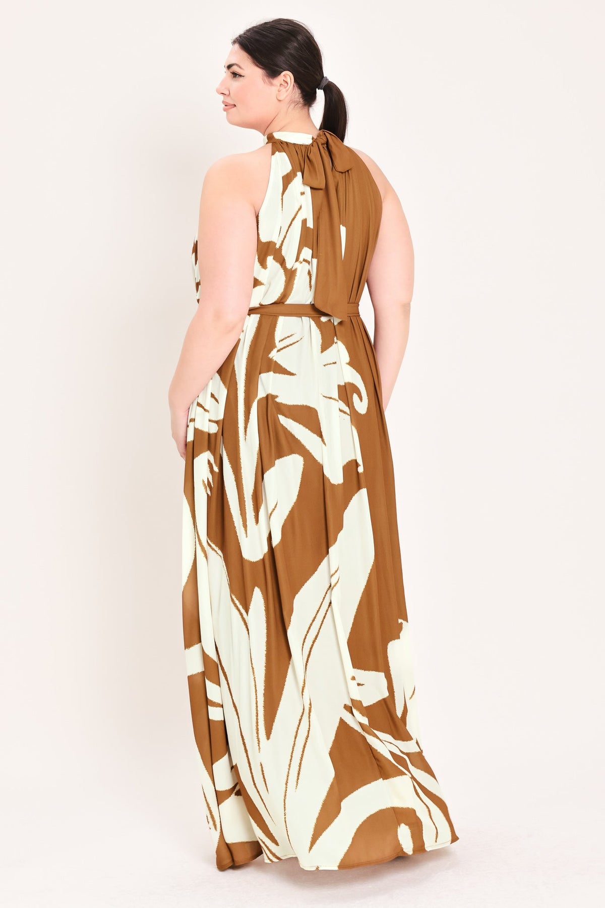 VESTIDO MAXI TEJIDO MOCHA SERENITY