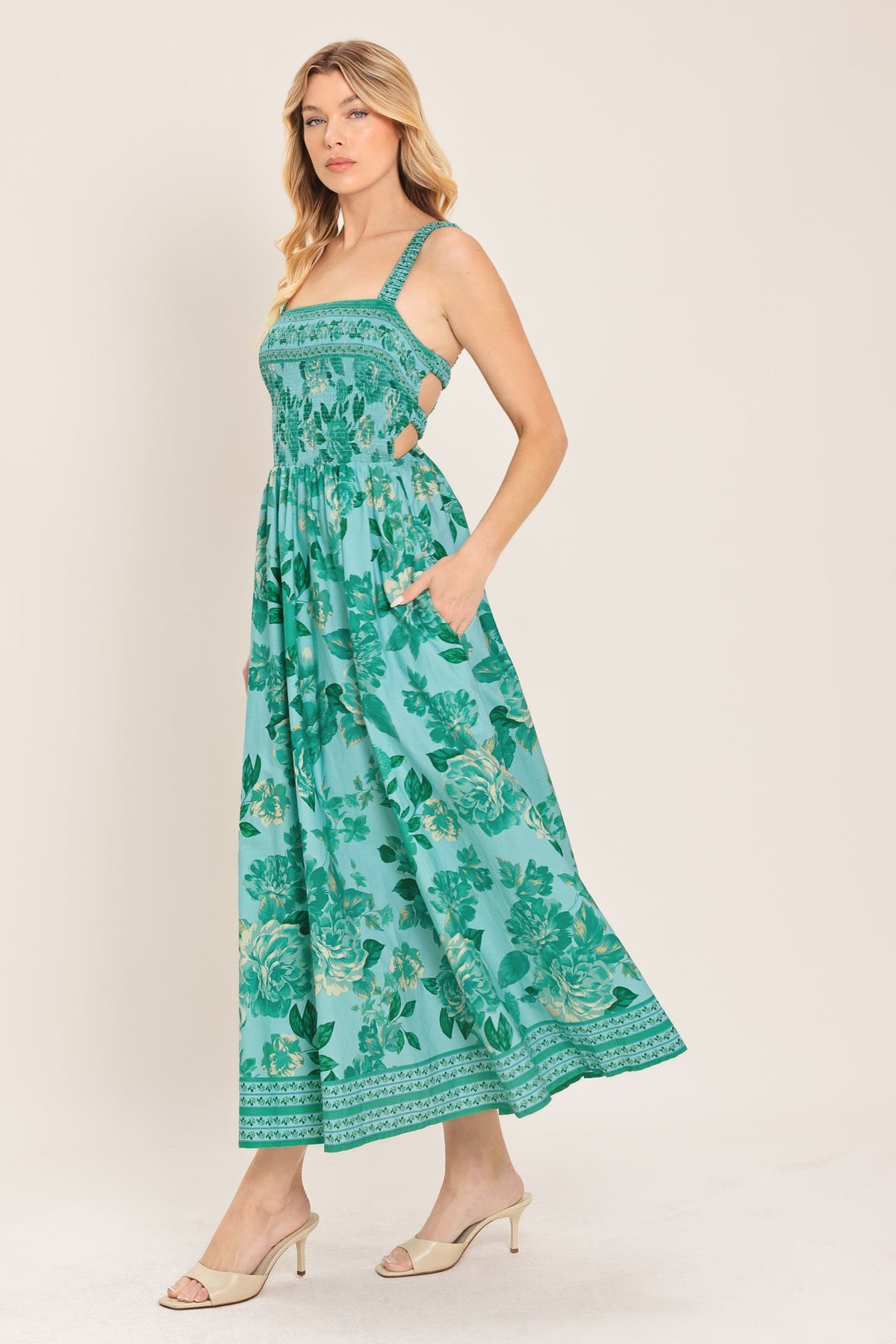 VESTIDO MIDI TEJIDO MINT PARADISO