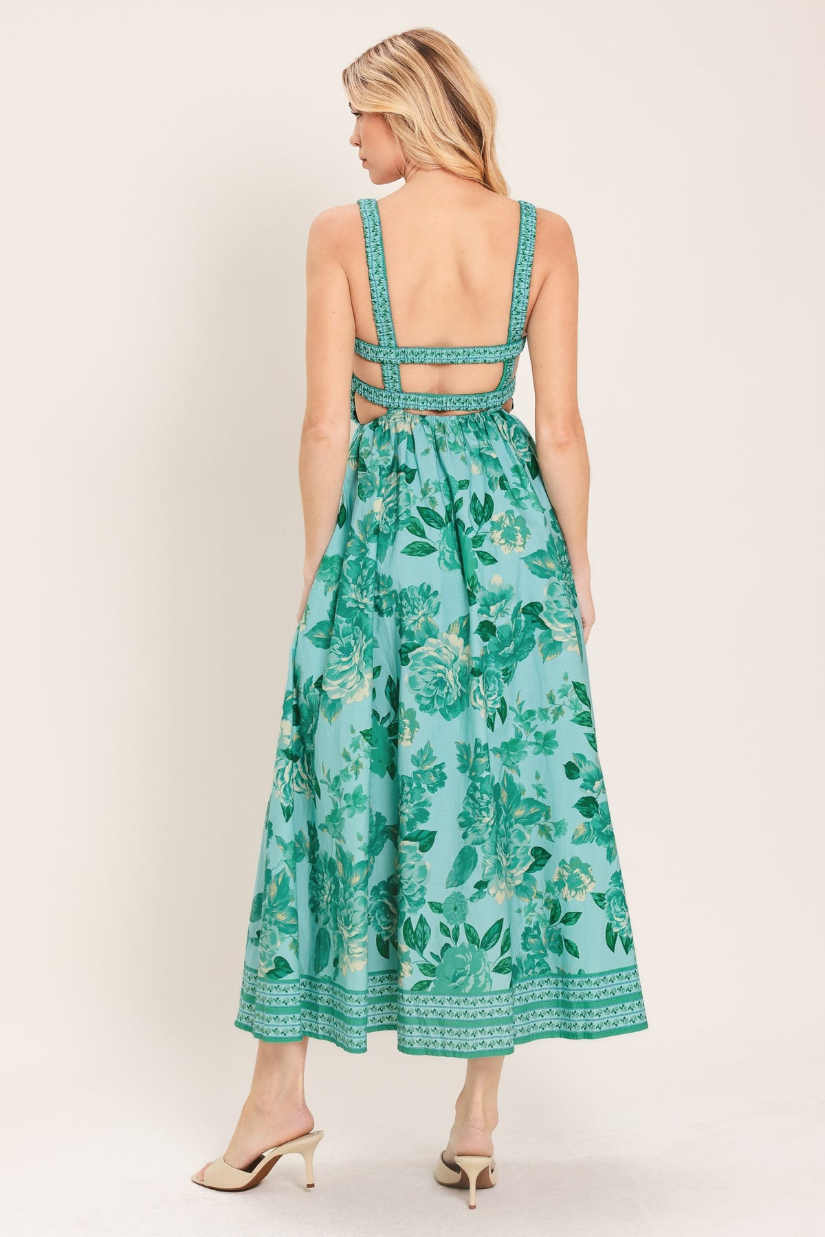 VESTIDO MIDI TEJIDO MINT PARADISO