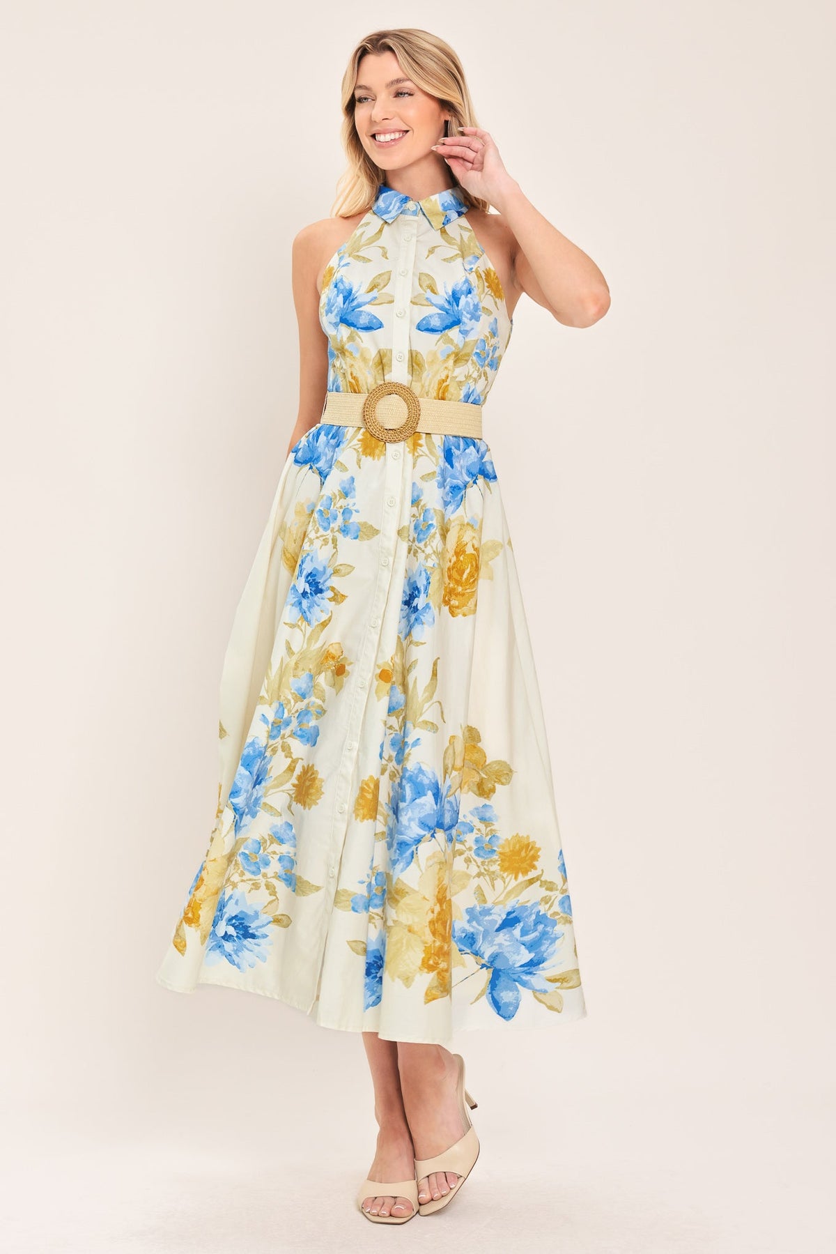 VESTIDO MIDI TEJIDO SUNNY DAYDREAM