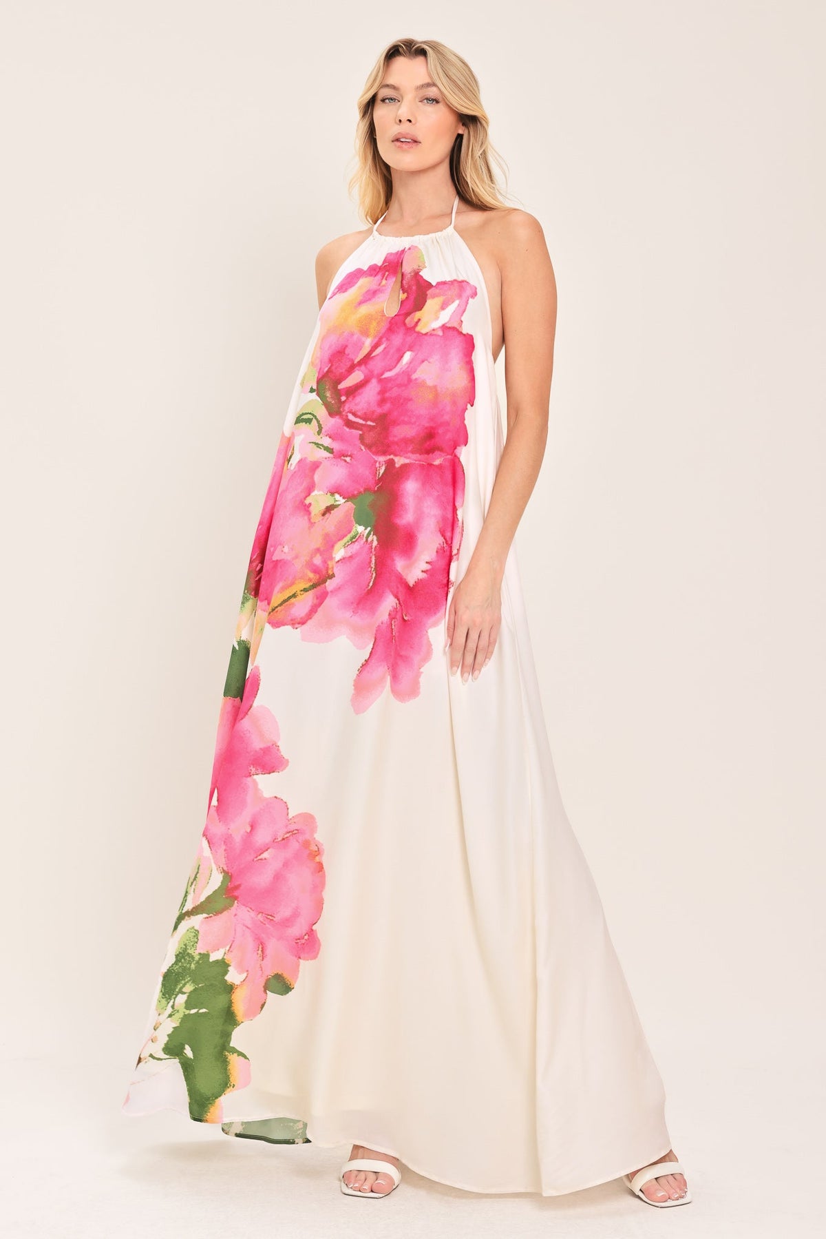 VESTIDO MAXI TEJIDO WHISPERING ROSE