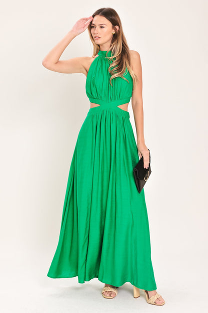 HOT GIRL WOVEN MAXI DRESS