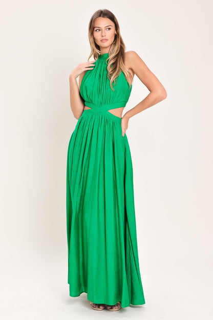 HOT GIRL WOVEN MAXI DRESS