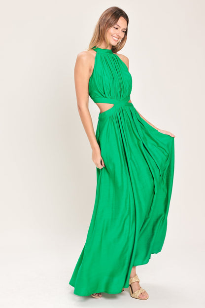 HOT GIRL WOVEN MAXI DRESS