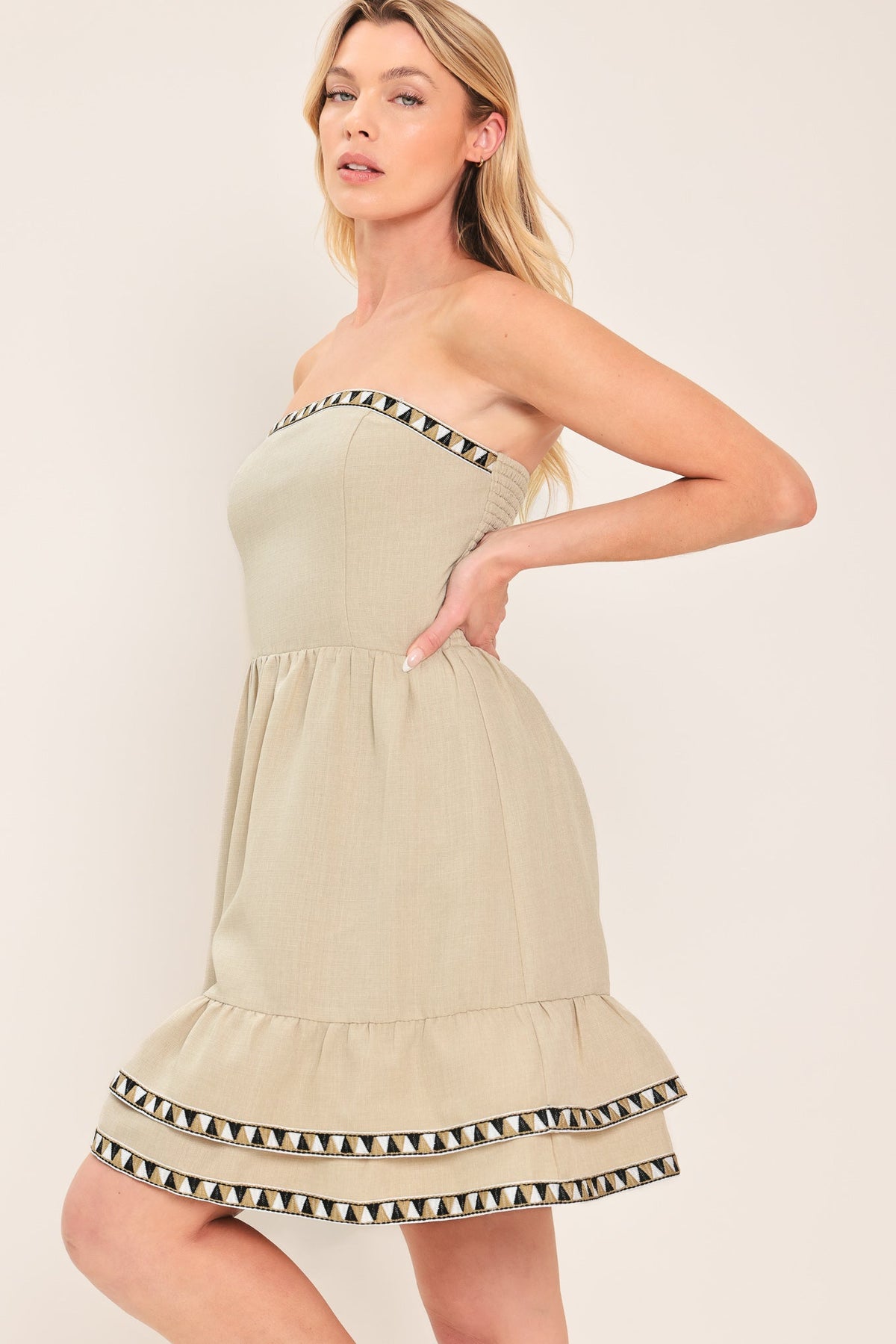 VESTIDO CORTO TEJIDO OASIS NIGHTS