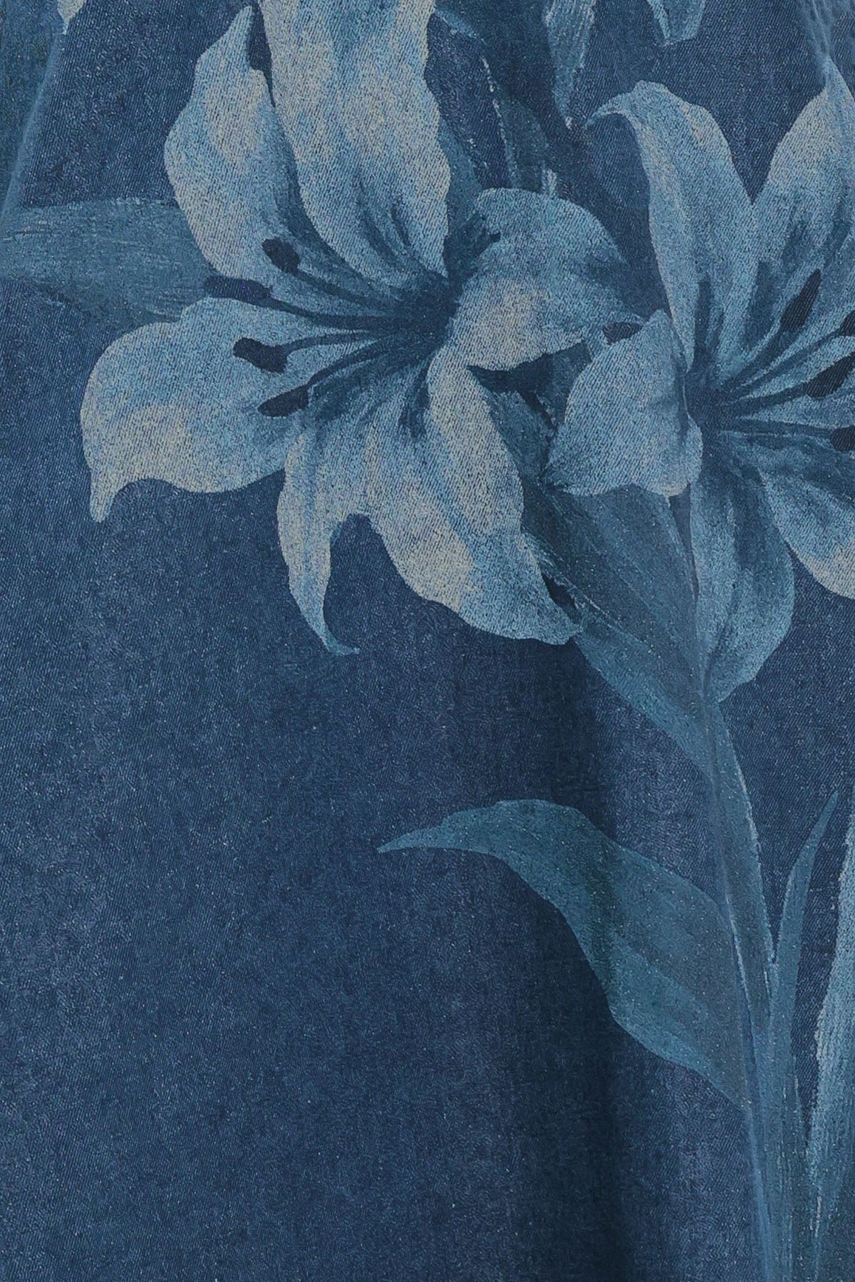VESTIDO MIDI DE DENIM MIDNIGHT BLOOM