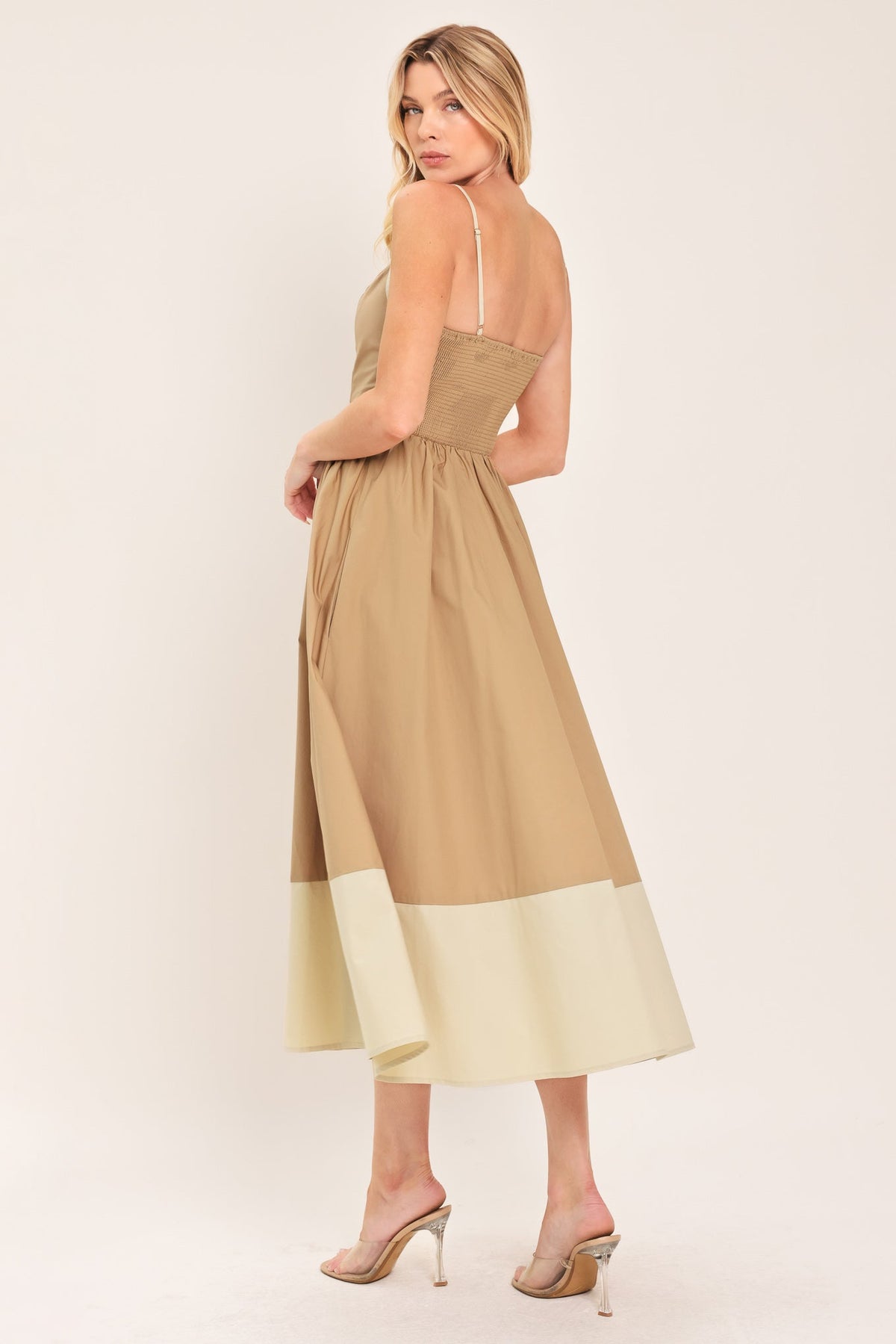 VESTIDO MIDI TEJIDO SANDSTONE SWEETHEART