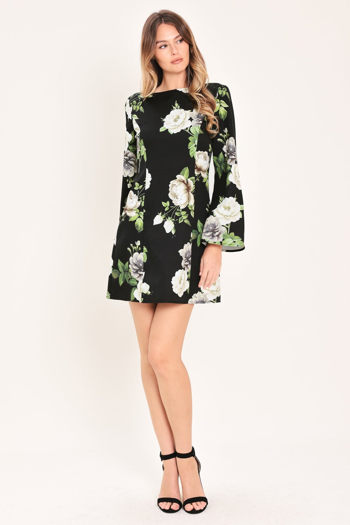 VESTIDO MINI TEJIDO WHISPERING ROSES