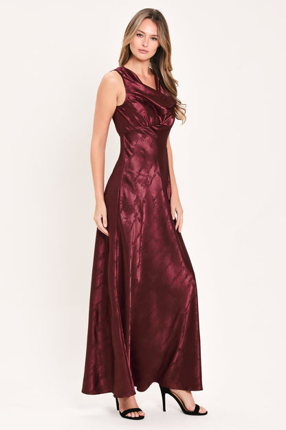 LUMINOUS CHAMPAGNE KISS WOVEN MAXI DRESS