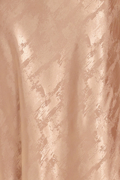 LUMINOUS CHAMPAGNE KISS WOVEN MAXI DRESS