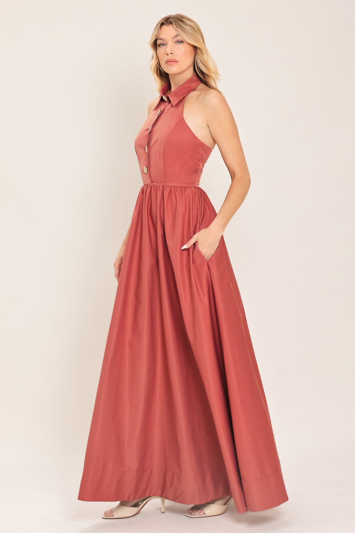 VESTIDO MAXI TEJIDO SIENNA SUN