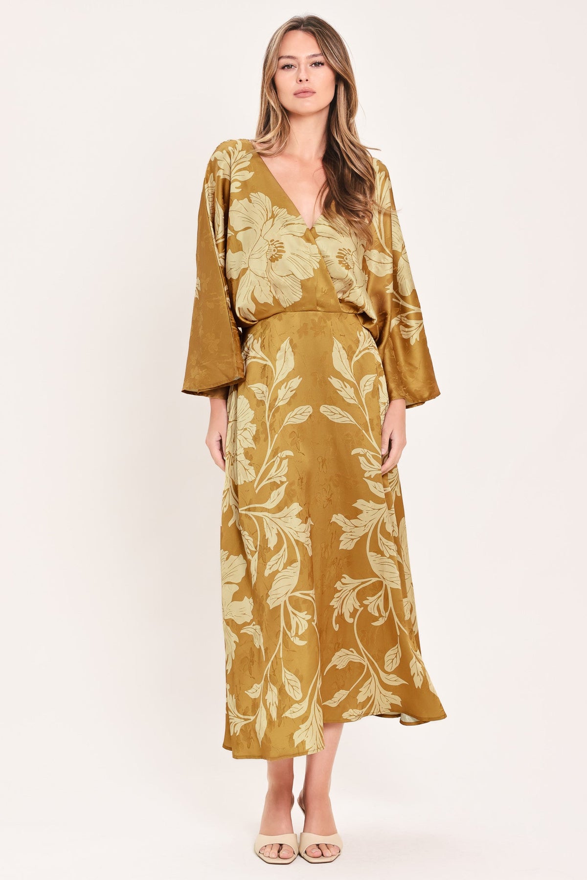 VESTIDO MIDI TEJIDO BUTTERSCOTCH BLOSSOM