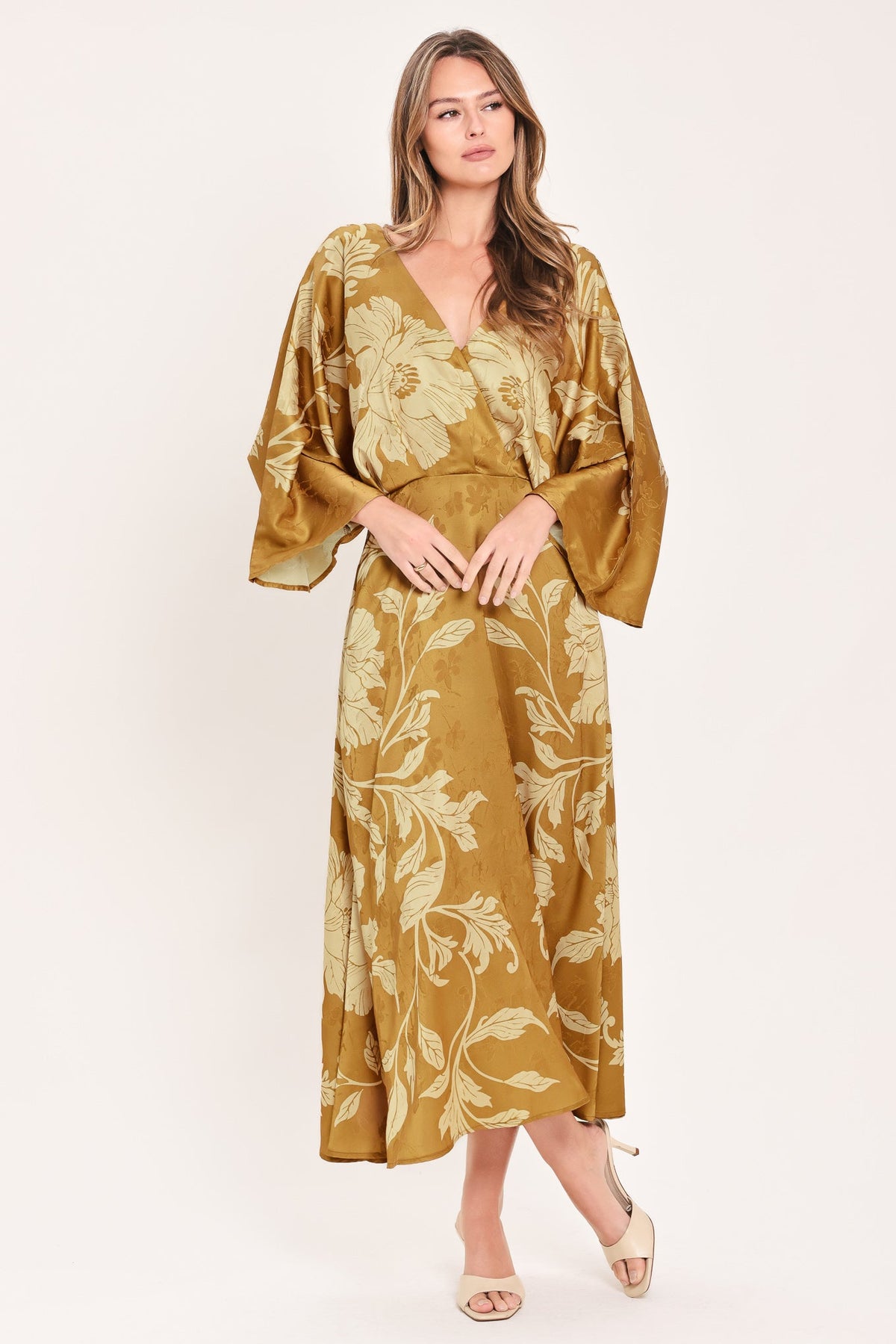 VESTIDO MIDI TEJIDO BUTTERSCOTCH BLOSSOM