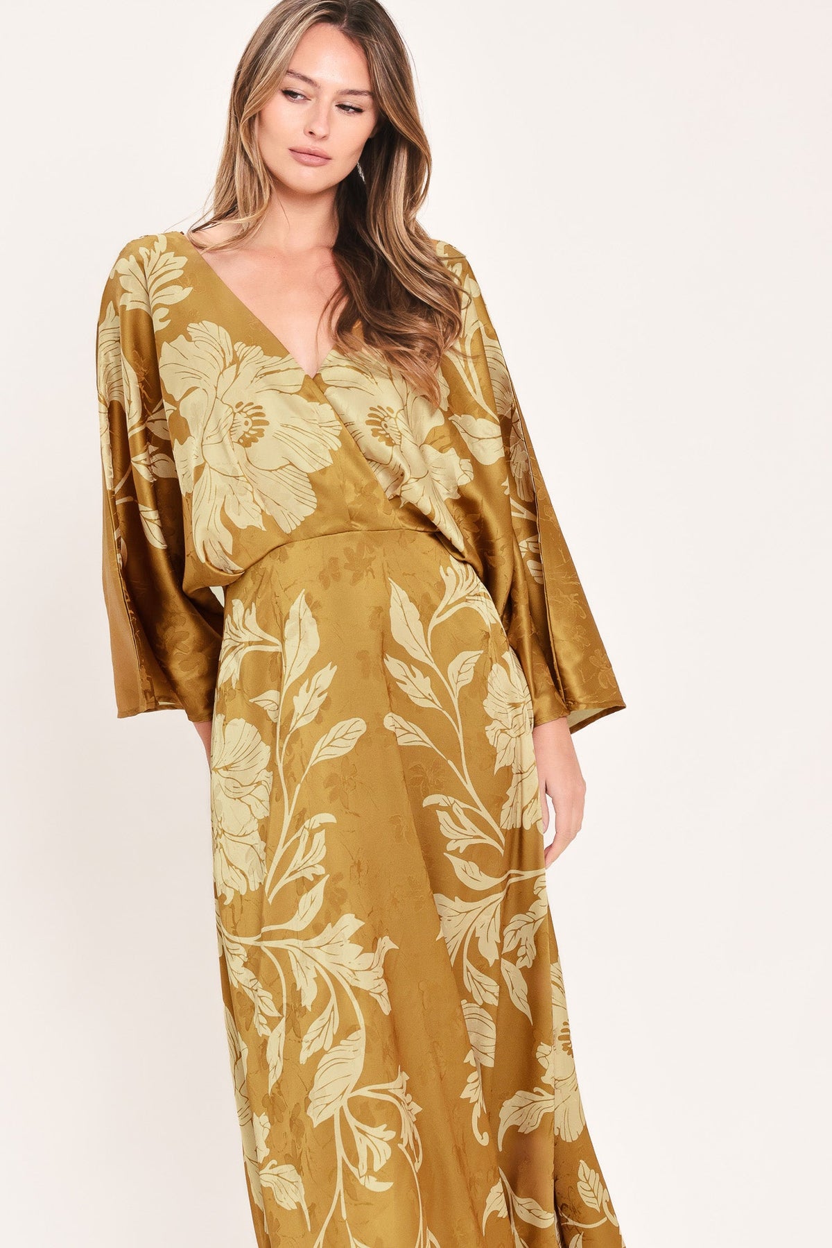 VESTIDO MIDI TEJIDO BUTTERSCOTCH BLOSSOM