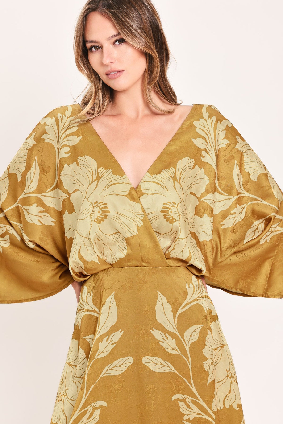 VESTIDO MIDI TEJIDO BUTTERSCOTCH BLOSSOM