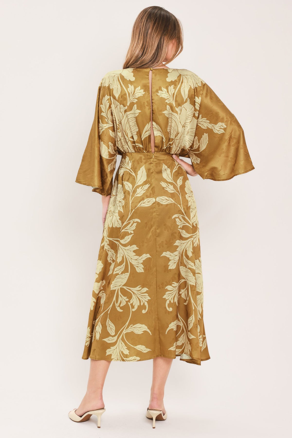 VESTIDO MIDI TEJIDO BUTTERSCOTCH BLOSSOM