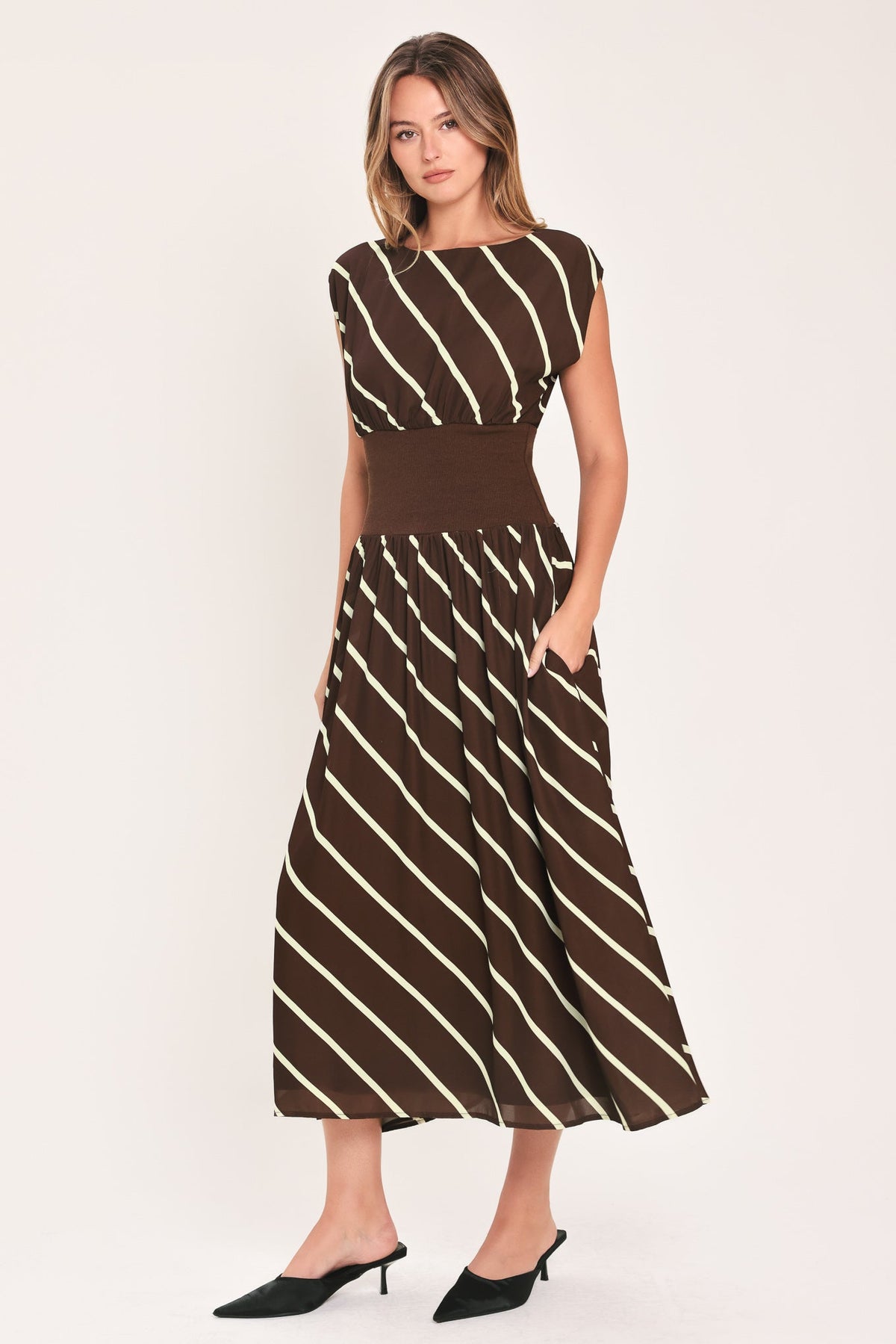 VESTIDO MIDI ESTAMPADO AUTUMN IN PARIS