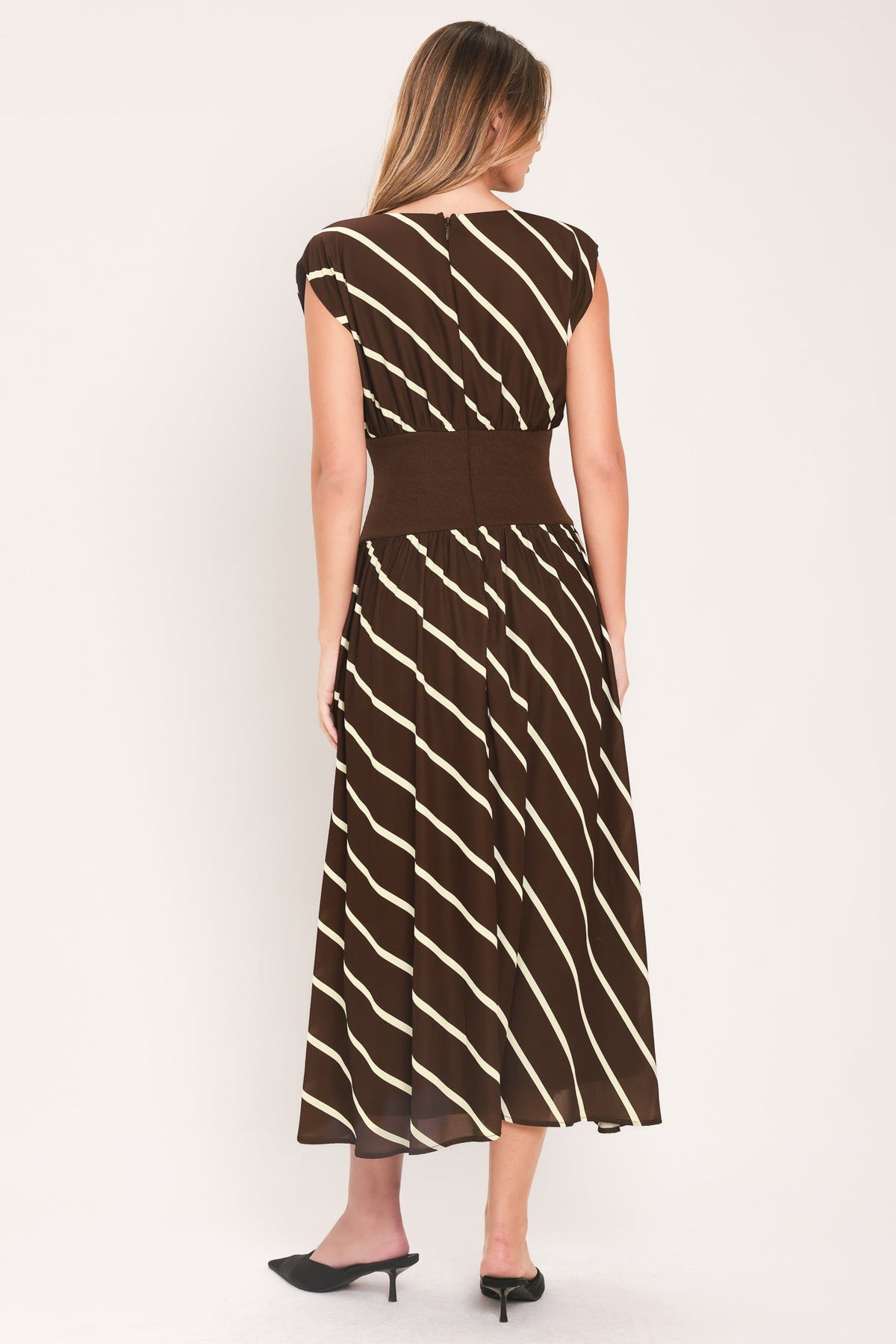 VESTIDO MIDI ESTAMPADO AUTUMN IN PARIS