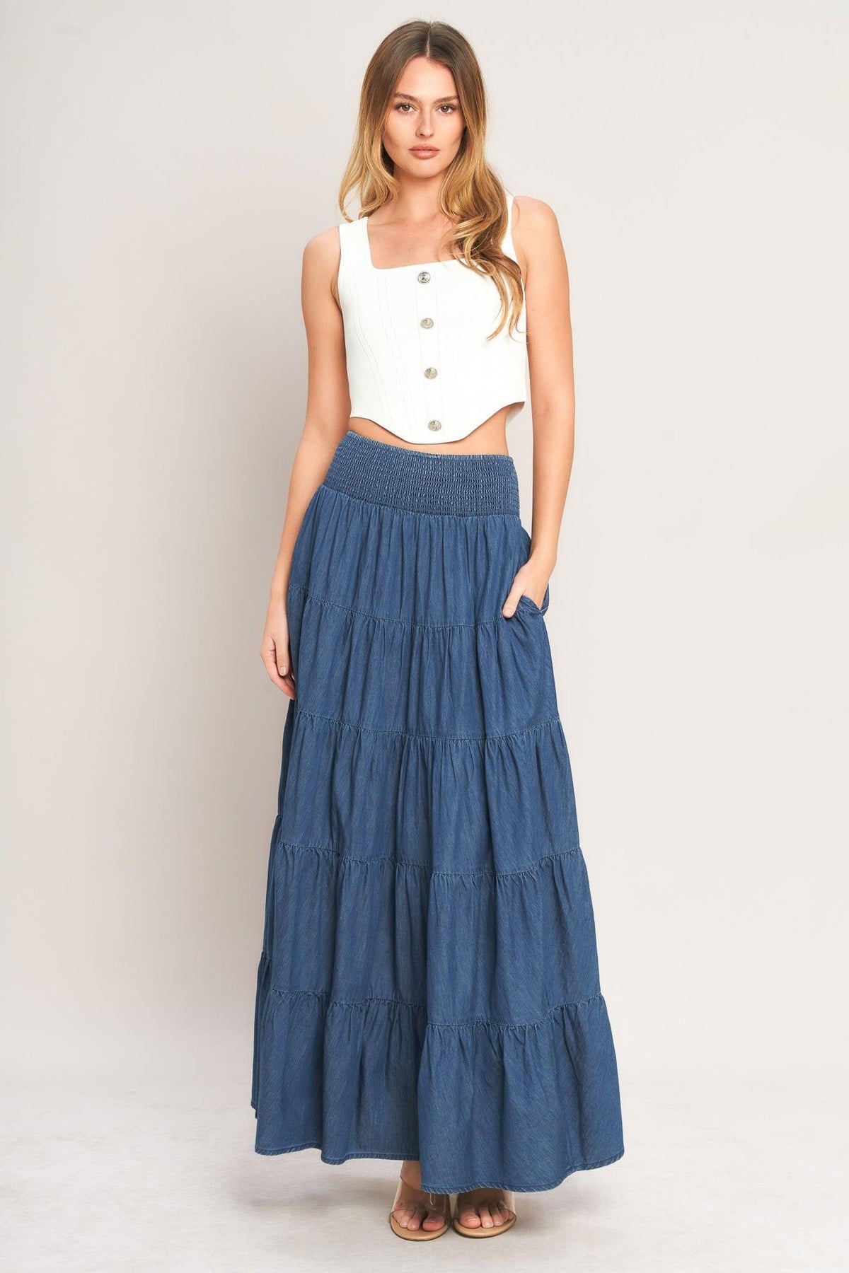 FALDA MAXI LIGERA SUMMER SIMPLICITY