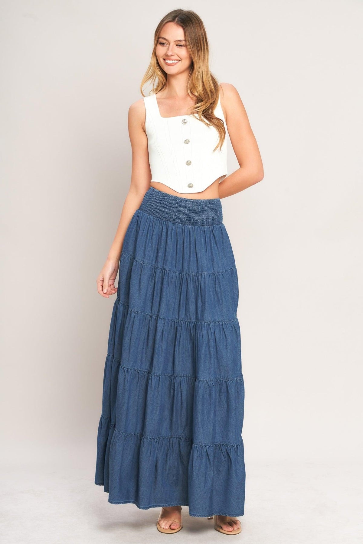 FALDA MAXI LIGERA SUMMER SIMPLICITY