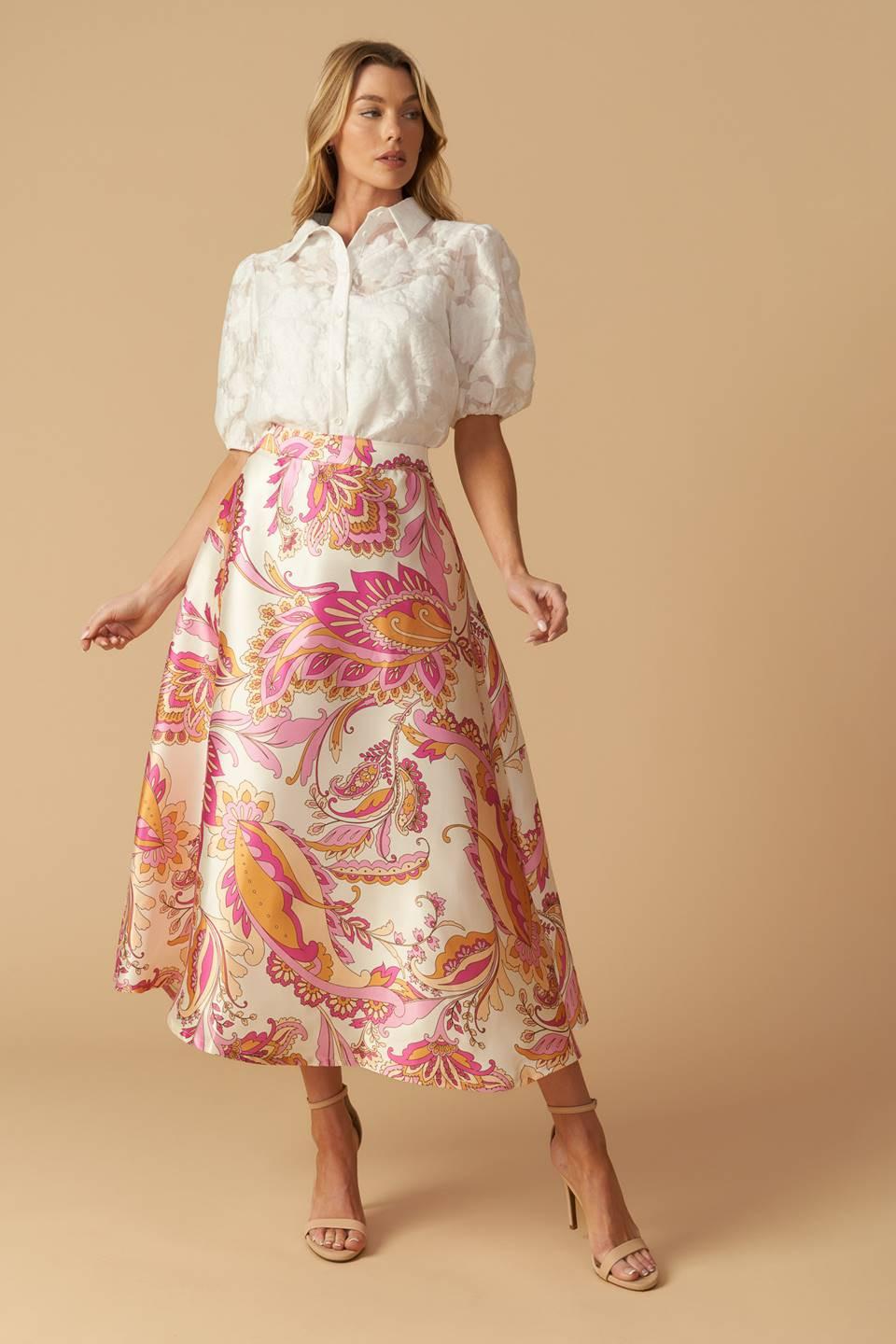 FALDA MIDI TEJIDA IN THE STILLNESS