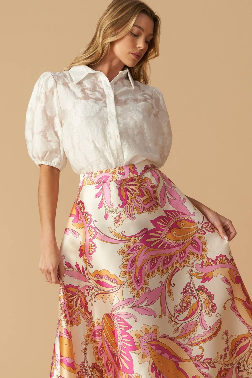 FALDA MIDI TEJIDA IN THE STILLNESS