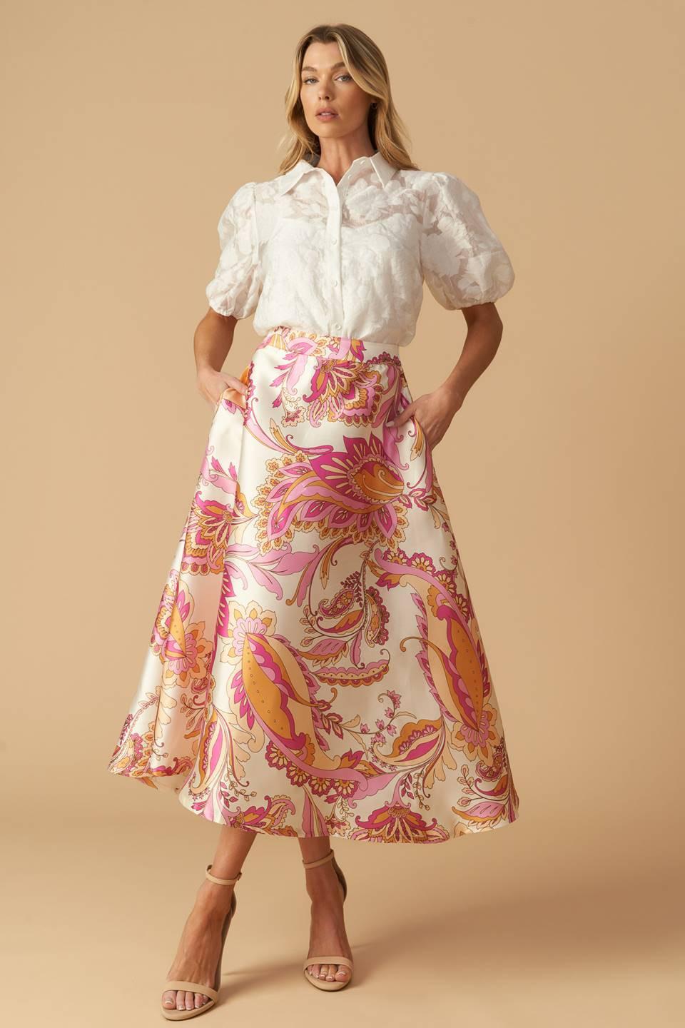 FALDA MIDI TEJIDA IN THE STILLNESS