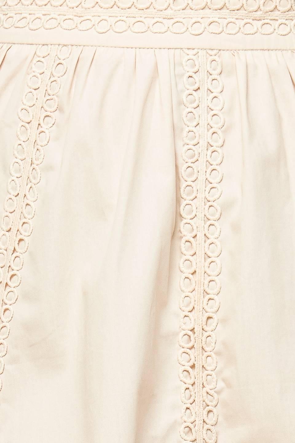 LAYTON CREAM WOVEN MIDI SKIRT