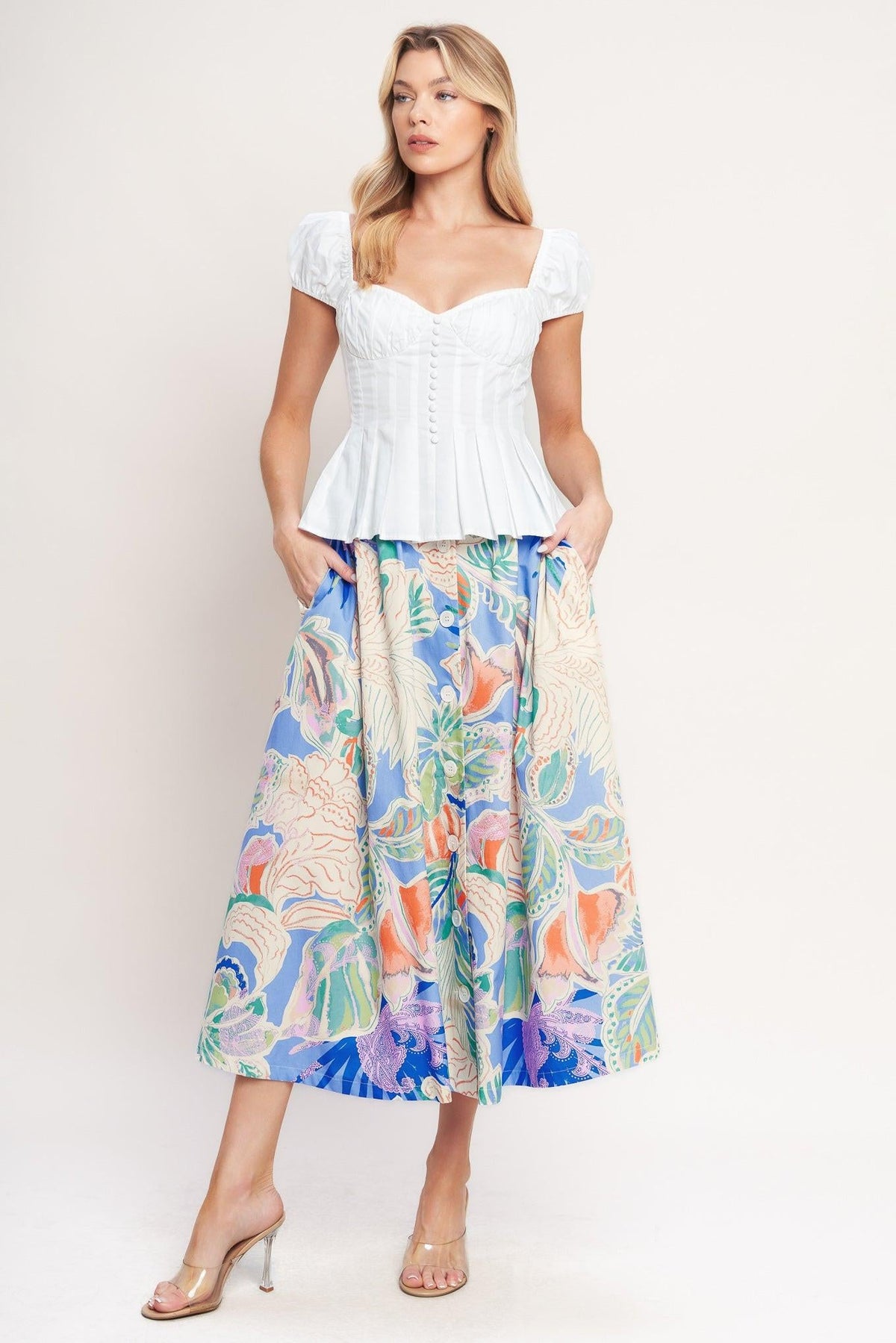 FALDA AMPLIA TEJIDA "MADE FOR DAYDREAMS"