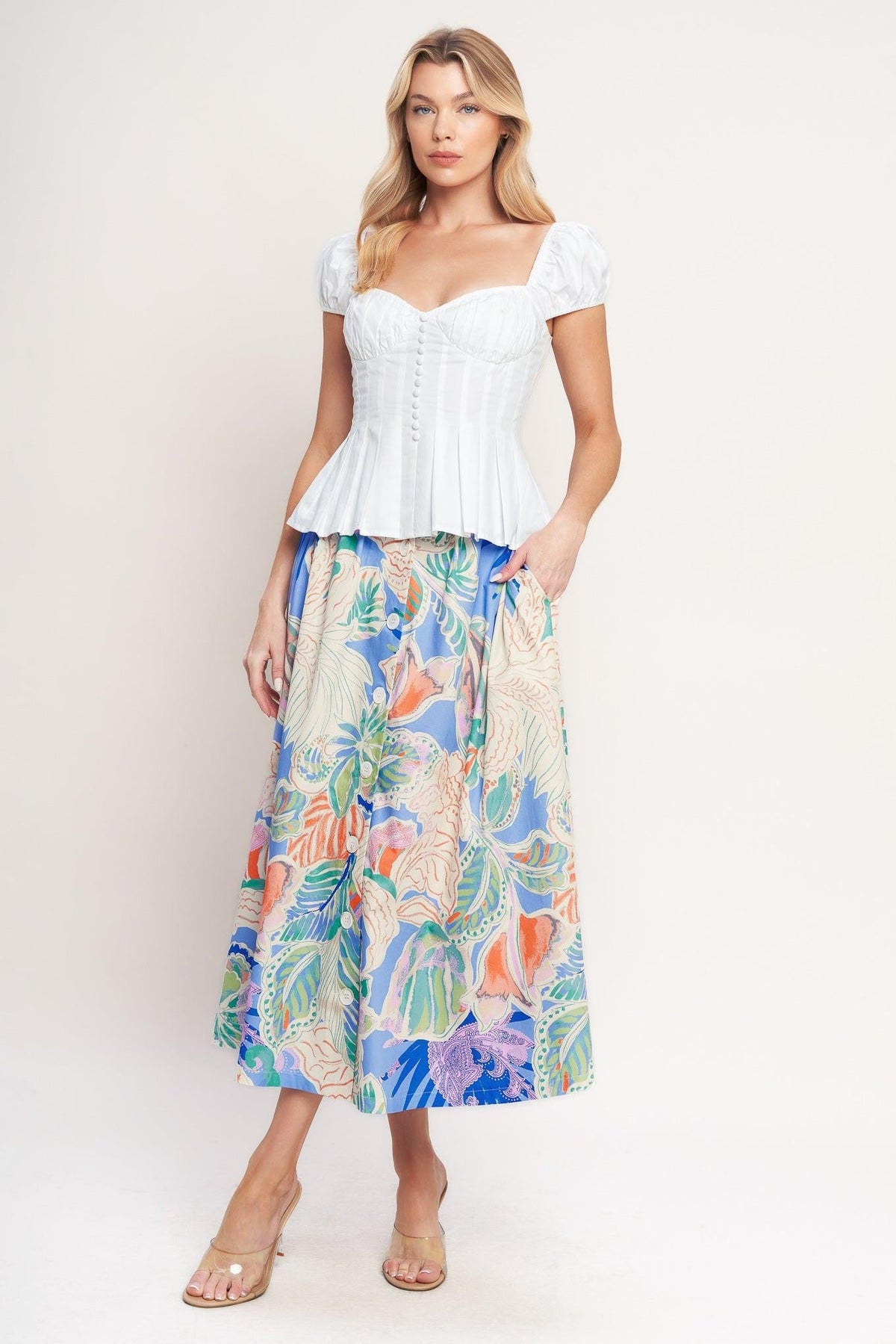 FALDA AMPLIA TEJIDA "MADE FOR DAYDREAMS"