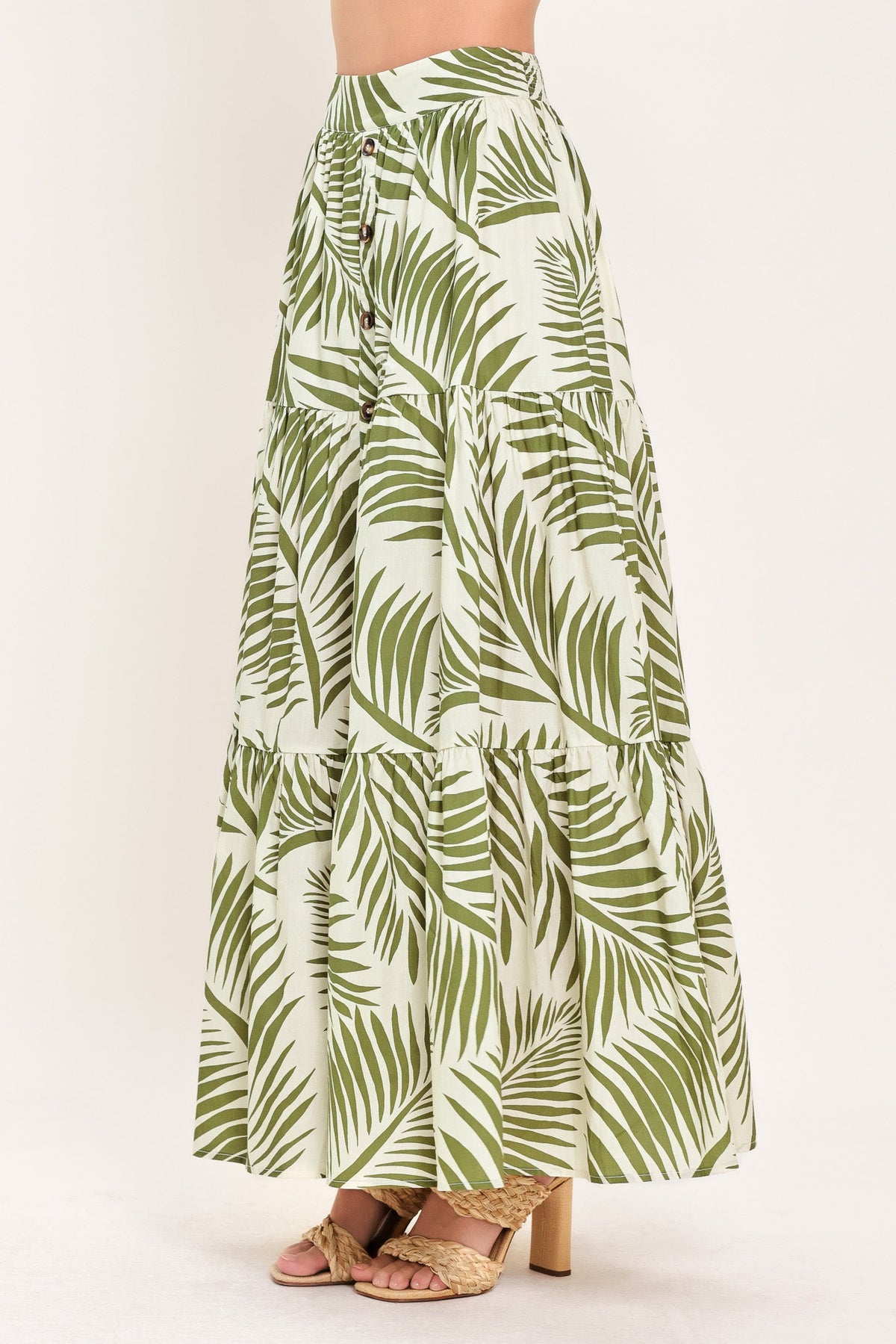 FALDA MAXI TEJIDA COASTAL CANOPY