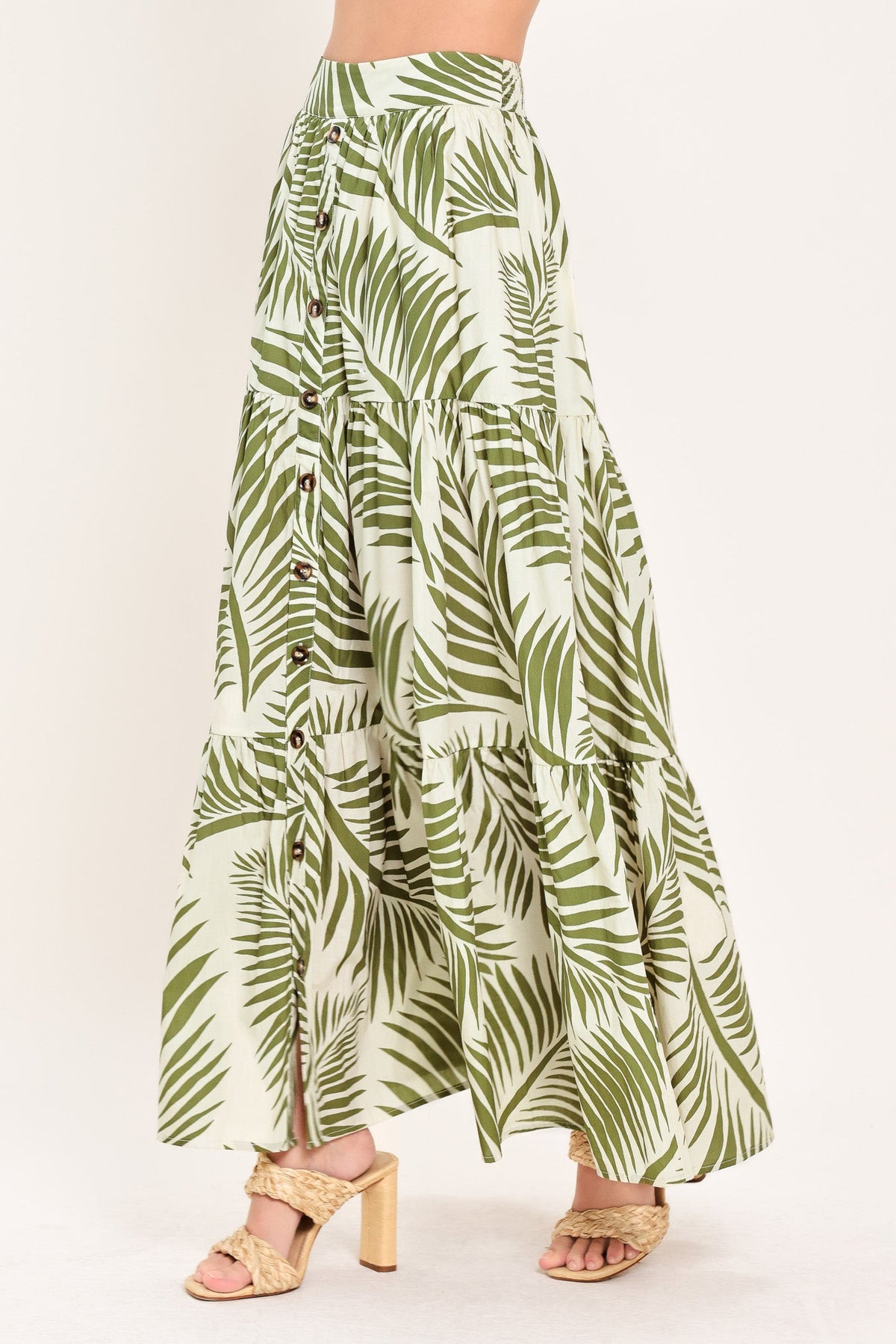 FALDA MAXI TEJIDA COASTAL CANOPY
