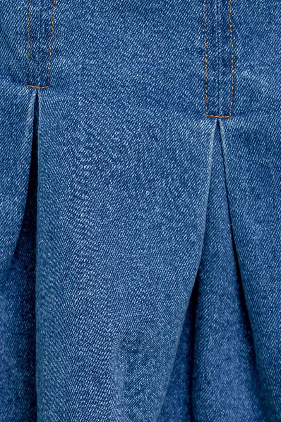 DREAMMIST MEDIUM INDIGO DENIM SKORT