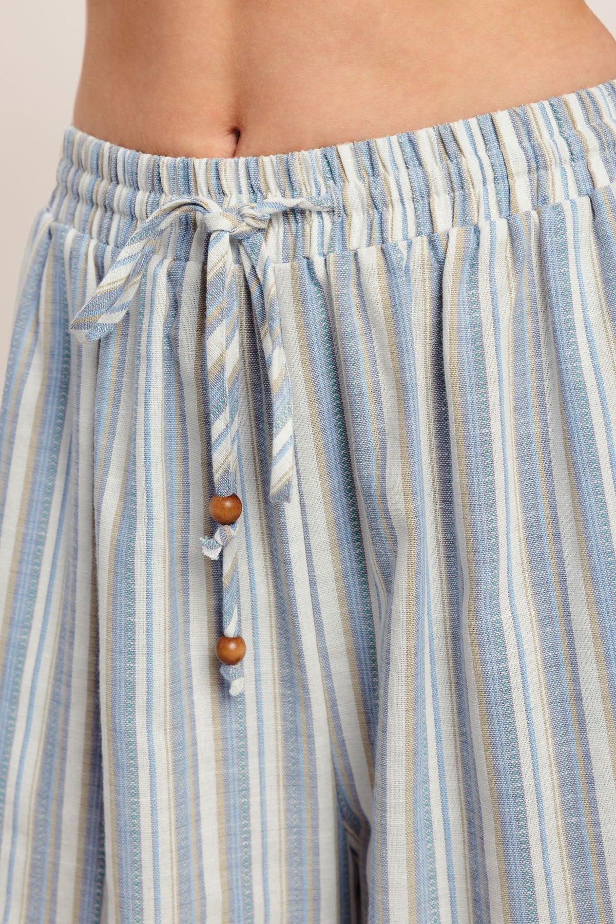 COASTAL DAY STRIP WOVEN PANTS
