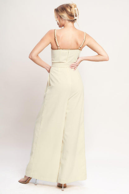 THE QUIET STATEMENT WOVEN JUMPSUIT