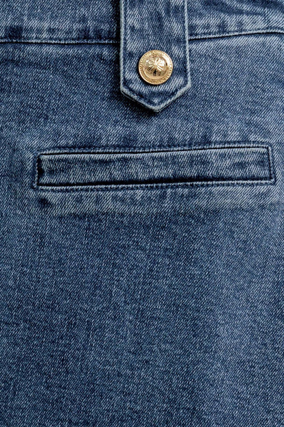 HEART EYES DENIM SKORT