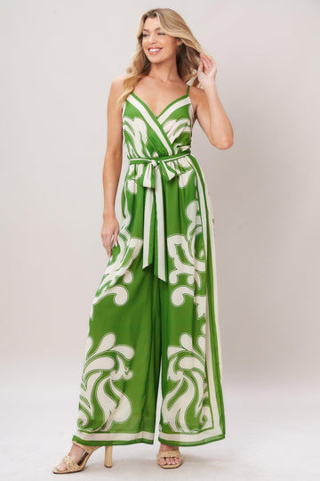 GREEN/IVORY